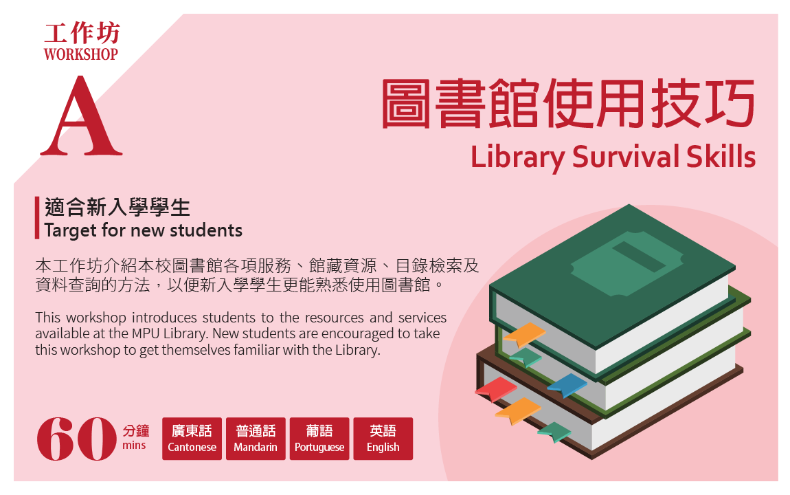 LIBRARY WORKSHOP A: Library Survival Skills